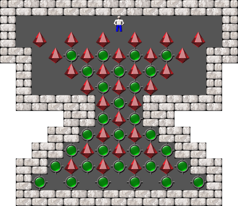 Sokoban Ghislain Martin Arranged level 84